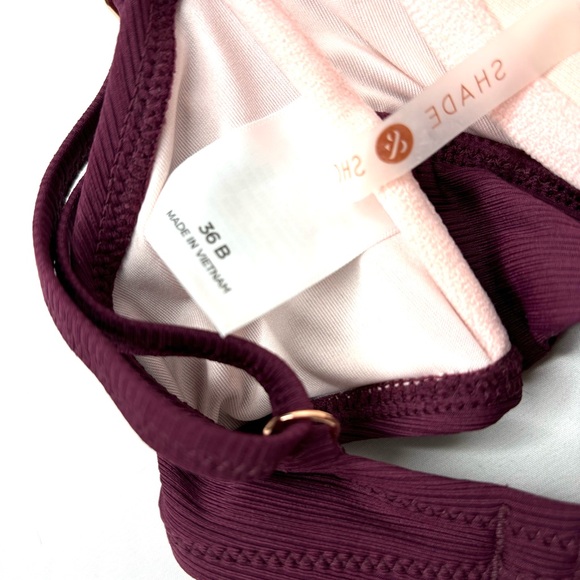 Maroon padded bikini size medium 36 B - Picture 5 of 5